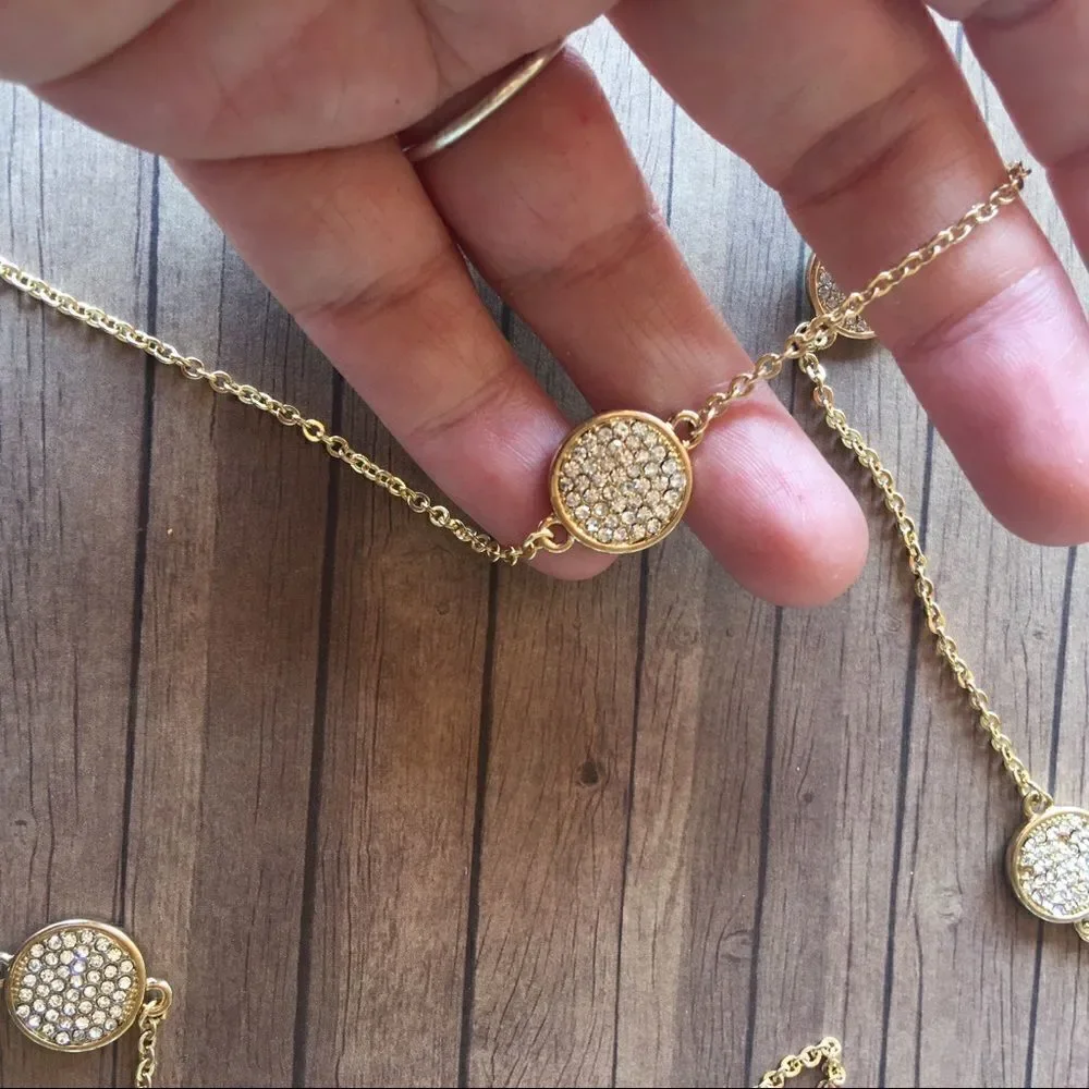 Amrita Singh Gold Austrian Crystal Necklace